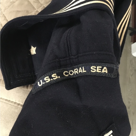 2 vintage US navy jumpers from the uss coral sea - Picture 6 of 13